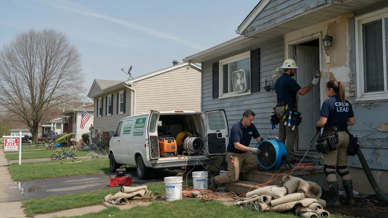 Flood Cleanup in Hallieford, VA near me